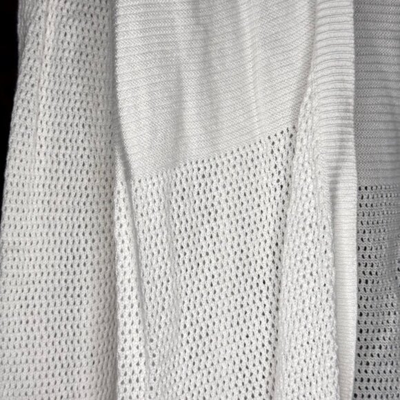 Long White Knit Cardigan - Picture 4 of 4